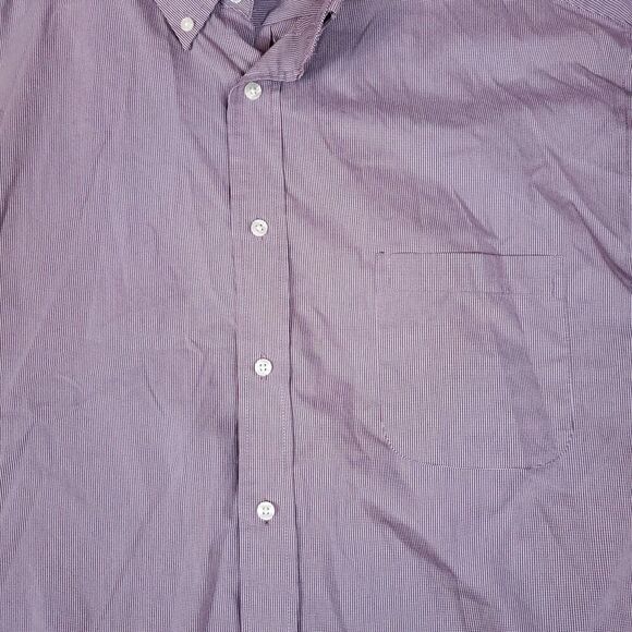 Roundtree Yorke Travel Smart Men's Shirt 3XT Button Long Sleeve Easy Care Plaid - Picture 6 of 15